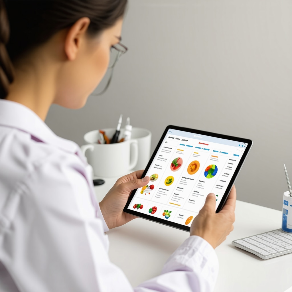 Doctor consulting patient on semaglutide injection dosage and personalized nutrition plan