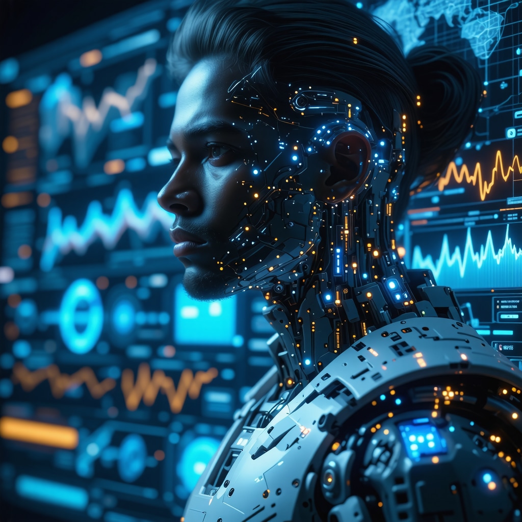 Digital health dashboard displaying real-time patient data and AI recommendations for semaglutide dosing