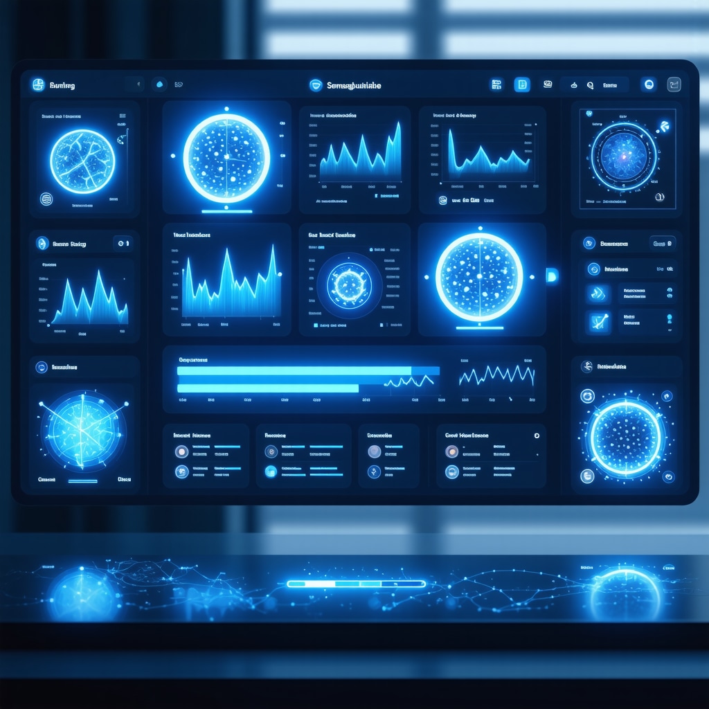 Advanced digital health platform displaying semaglutide adherence and metabolic data