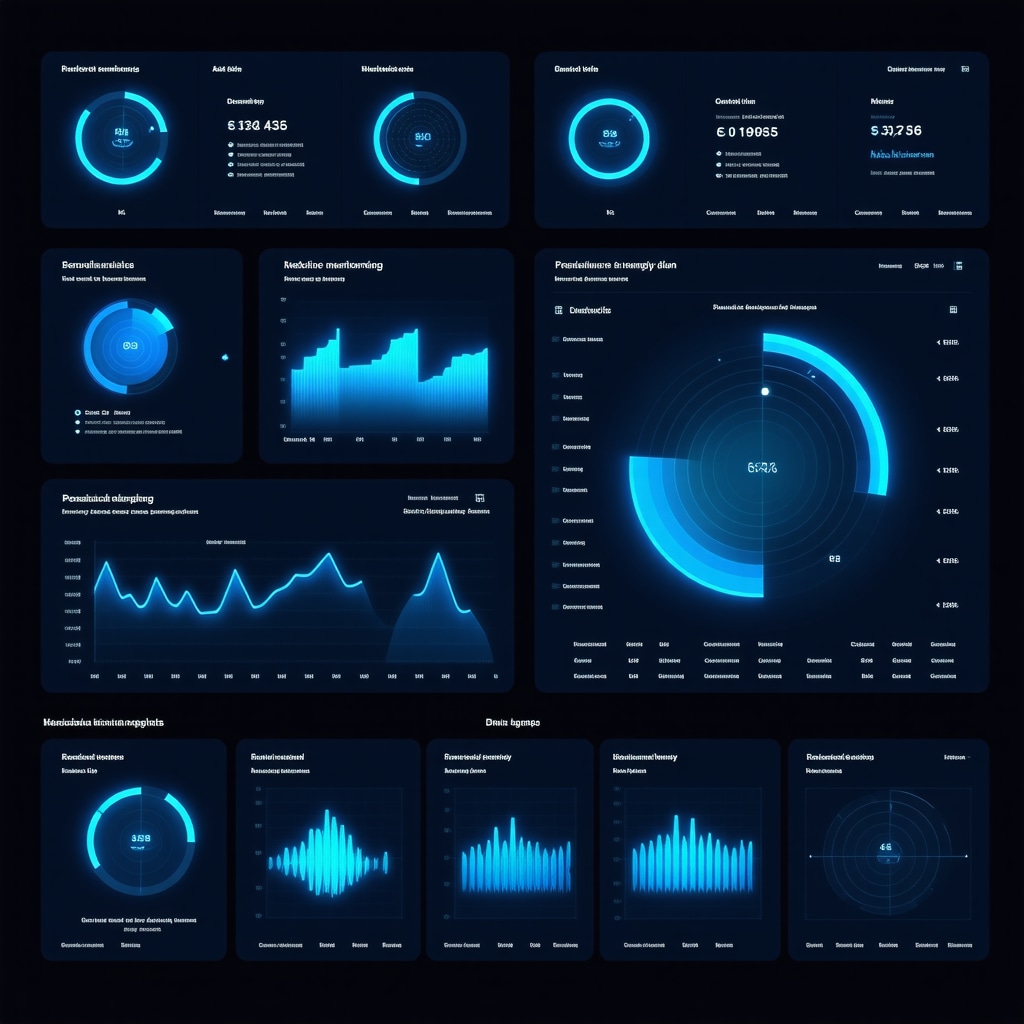 Dashboard showing continuous glucose monitoring and metabolic data to optimize semaglutide diet plans
