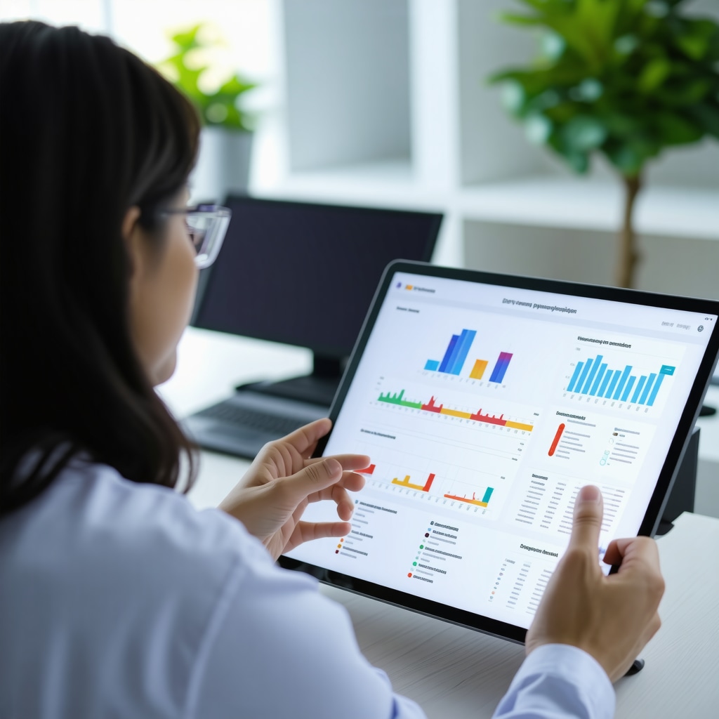 Doctor and patient reviewing genetic test results for personalized semaglutide dosing in a modern clinic