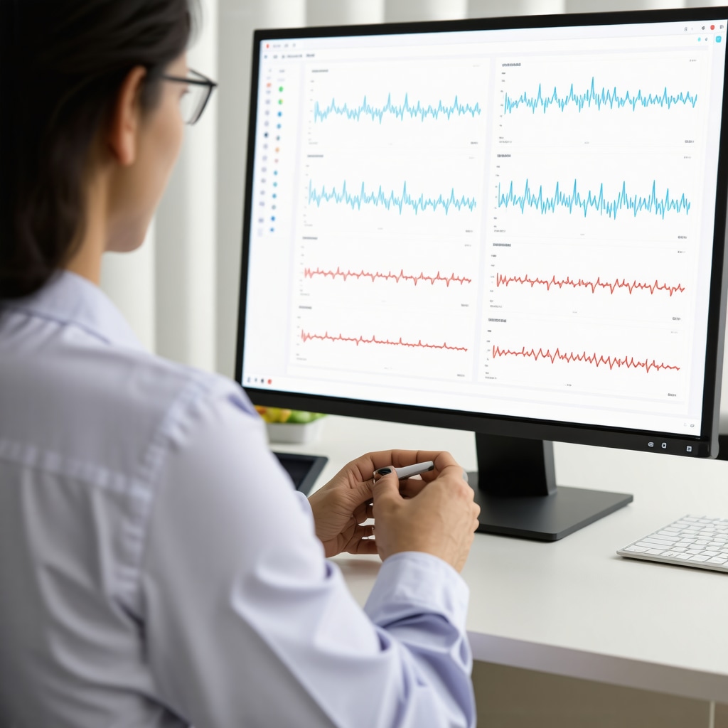 Clinician reviewing personalized semaglutide dosing and metabolic data with patient