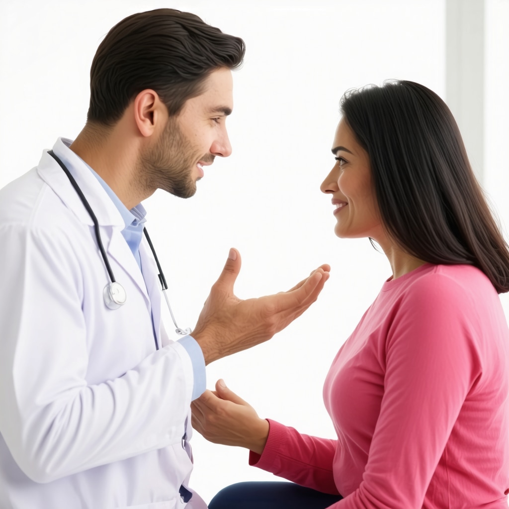 Healthcare provider consulting patient on personalized Semaglutide weight loss treatment