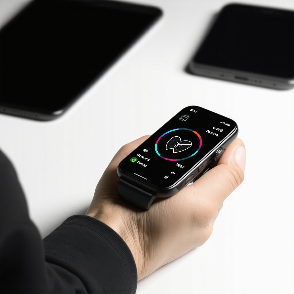 Person using wearable device and health app showing data relevant to Semaglutide weight loss therapy