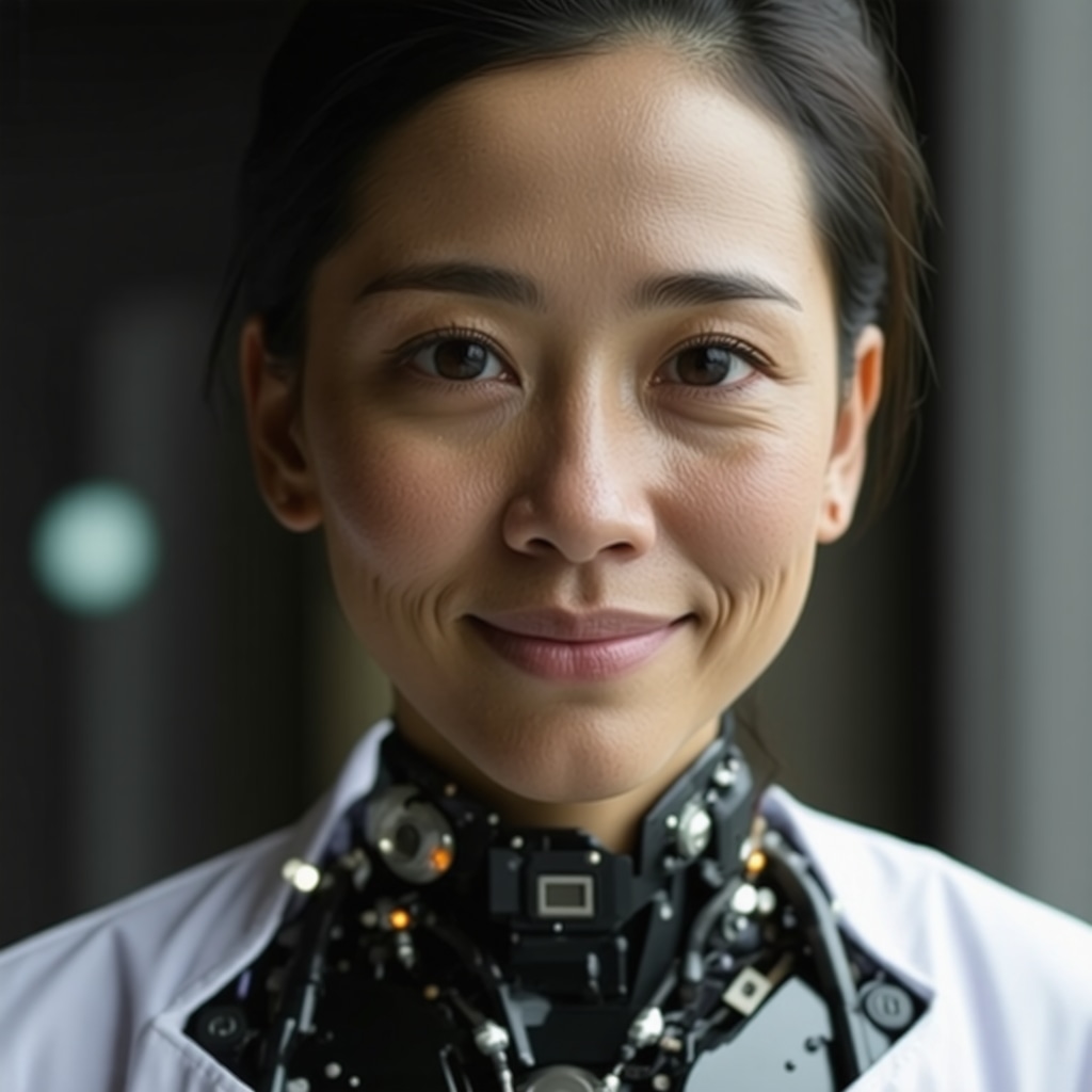 Healthcare professional using AI tools for tailored semaglutide therapy