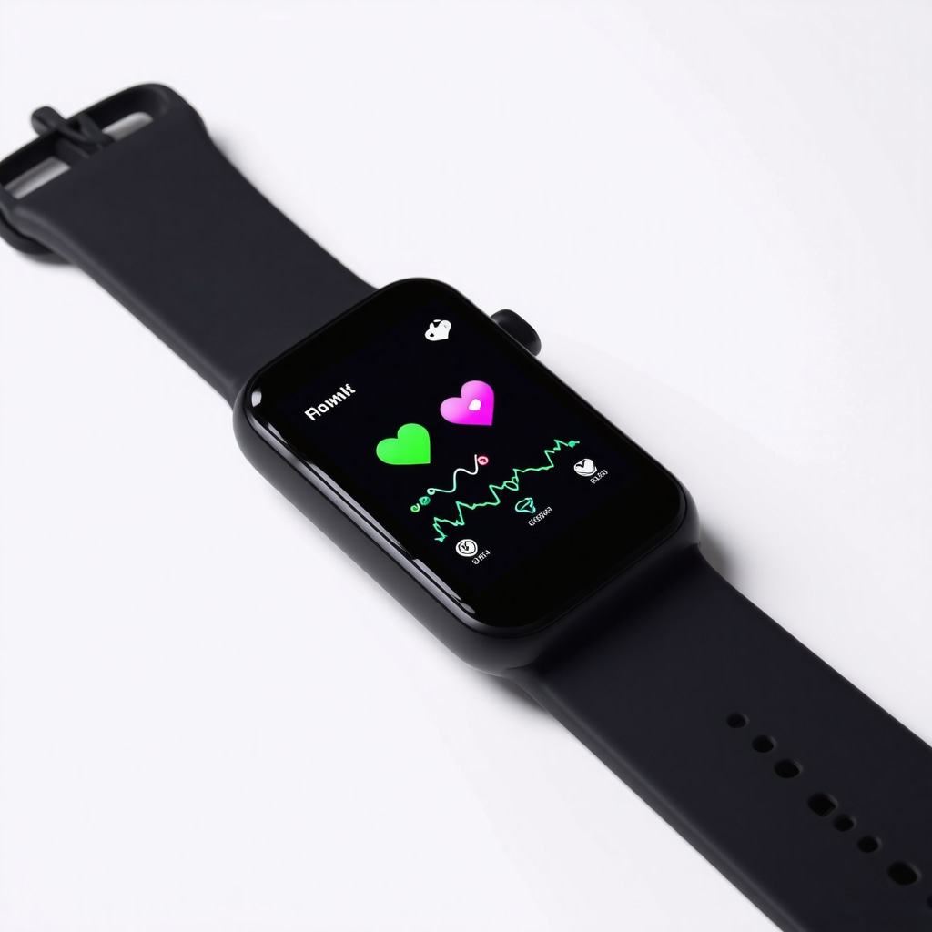 Wearable device displaying real-time glucose and heart rate data for personalized weight loss