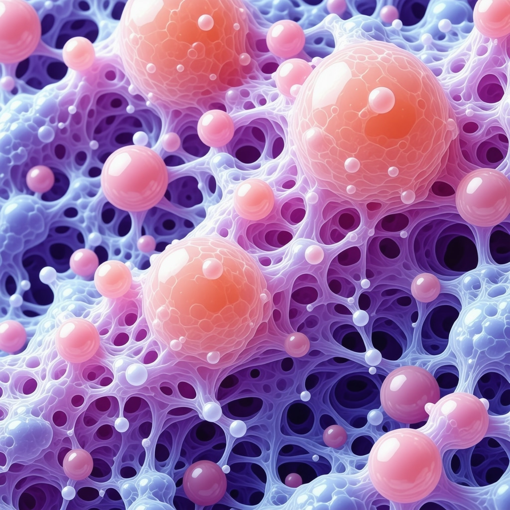 Illustration of brown adipose tissue activation via cold exposure with semaglutide molecular structure