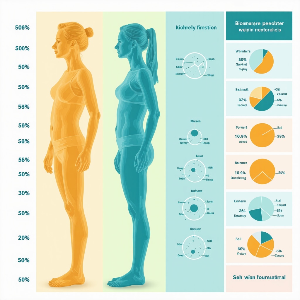 Illustration of weekly weight, biomarkers, and behavioral data analysis for personalized weight management