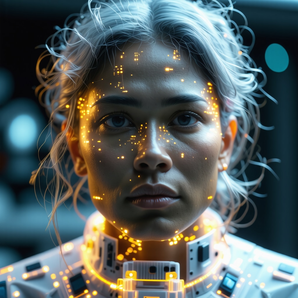 Futuristic digital twin model showing personalized metabolic data for obesity treatment