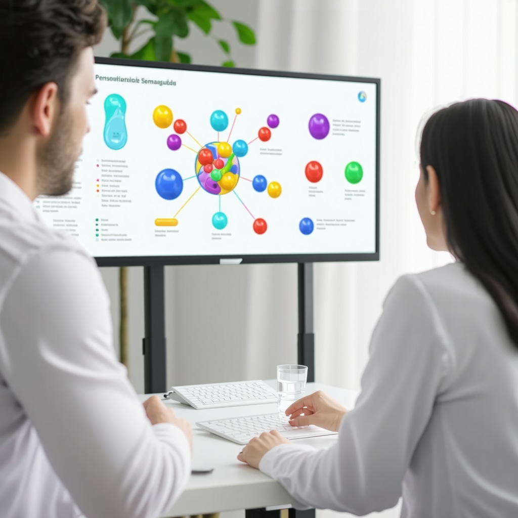 Medical professional showing semaglutide treatment plan and GLP-1 receptor diagrams to patient