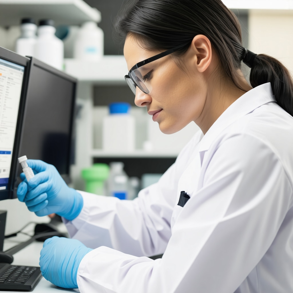 Doctor reviewing research on semaglutide and fasting for optimal fat loss