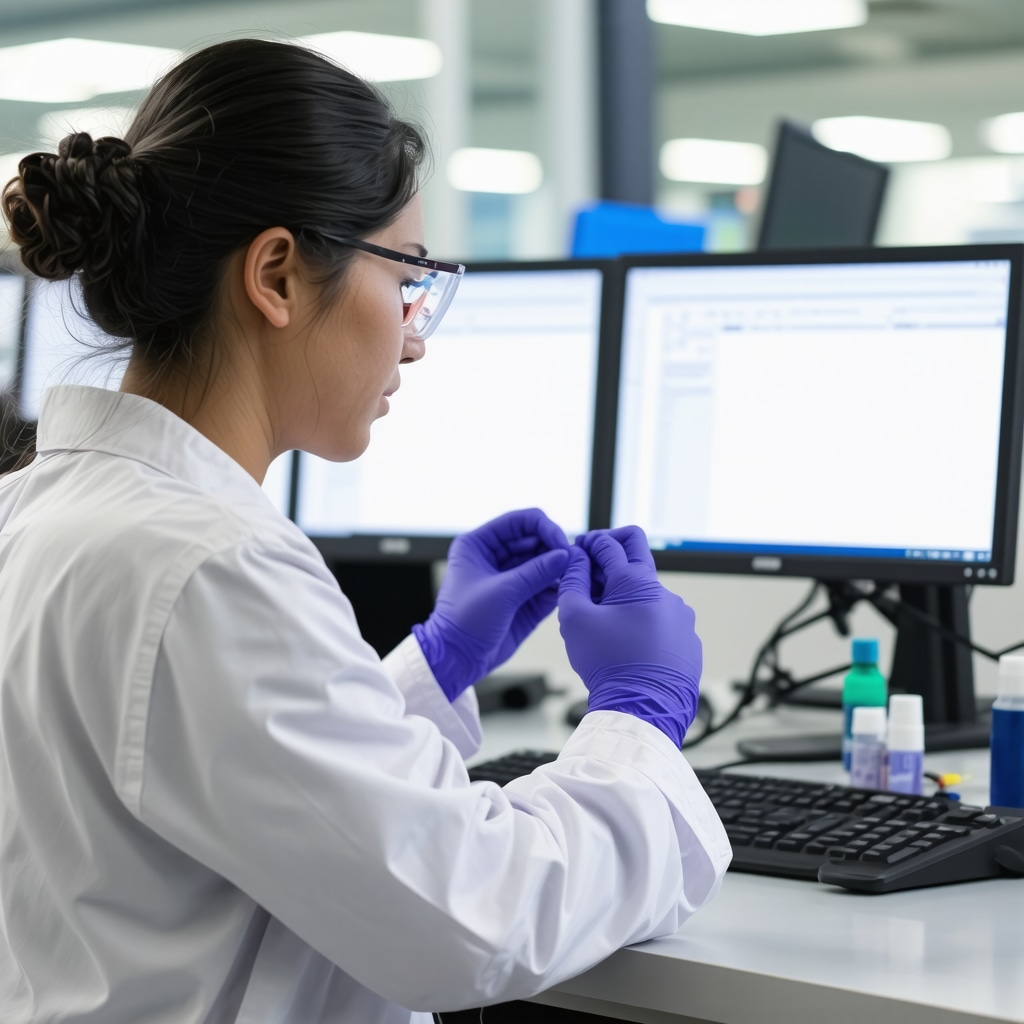 Medical researcher studying data on Semaglutide for sustained weight loss