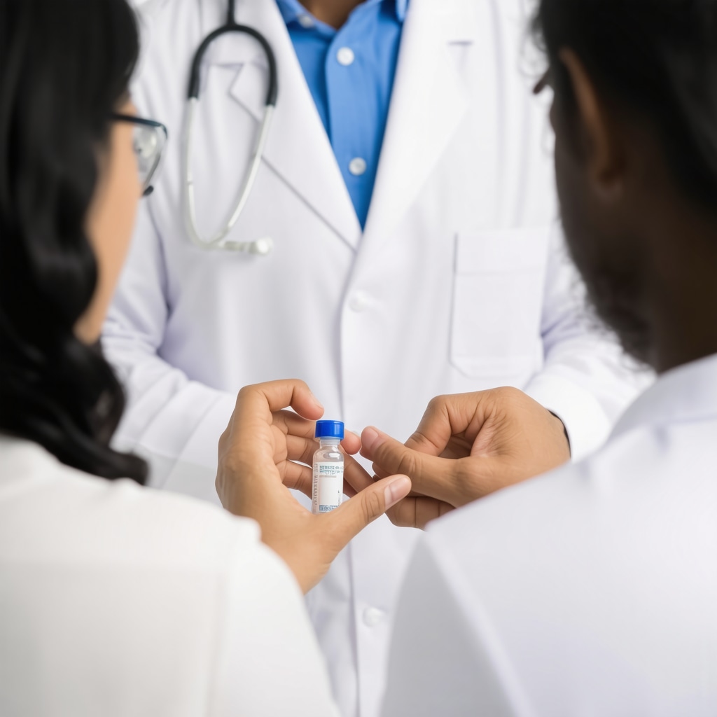 Doctor discussing Semaglutide and fasting benefits for rapid fat loss