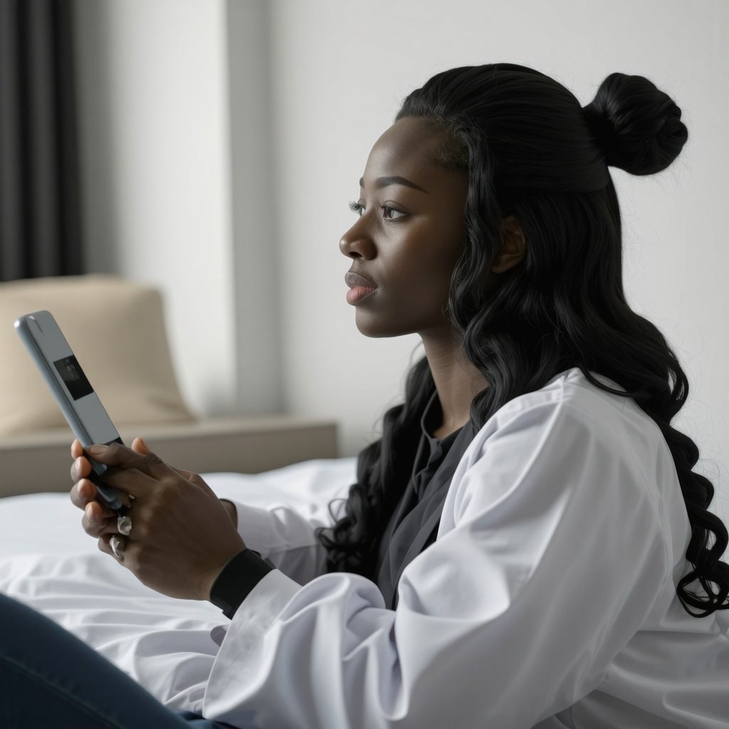 AI and wearable devices analyzing health data for personalized weight loss treatment