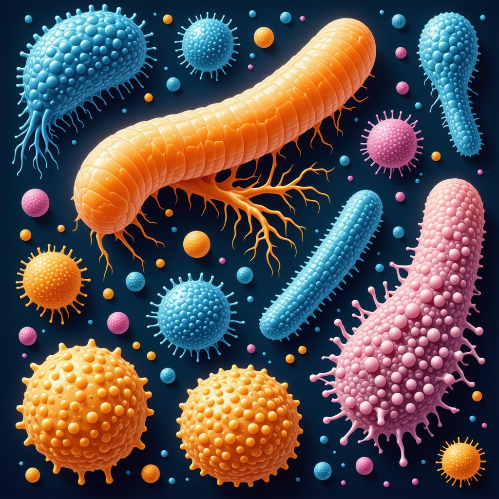 Scientific diagram showing gut microbiome diversity influencing GLP-1 receptor responsiveness in weight loss