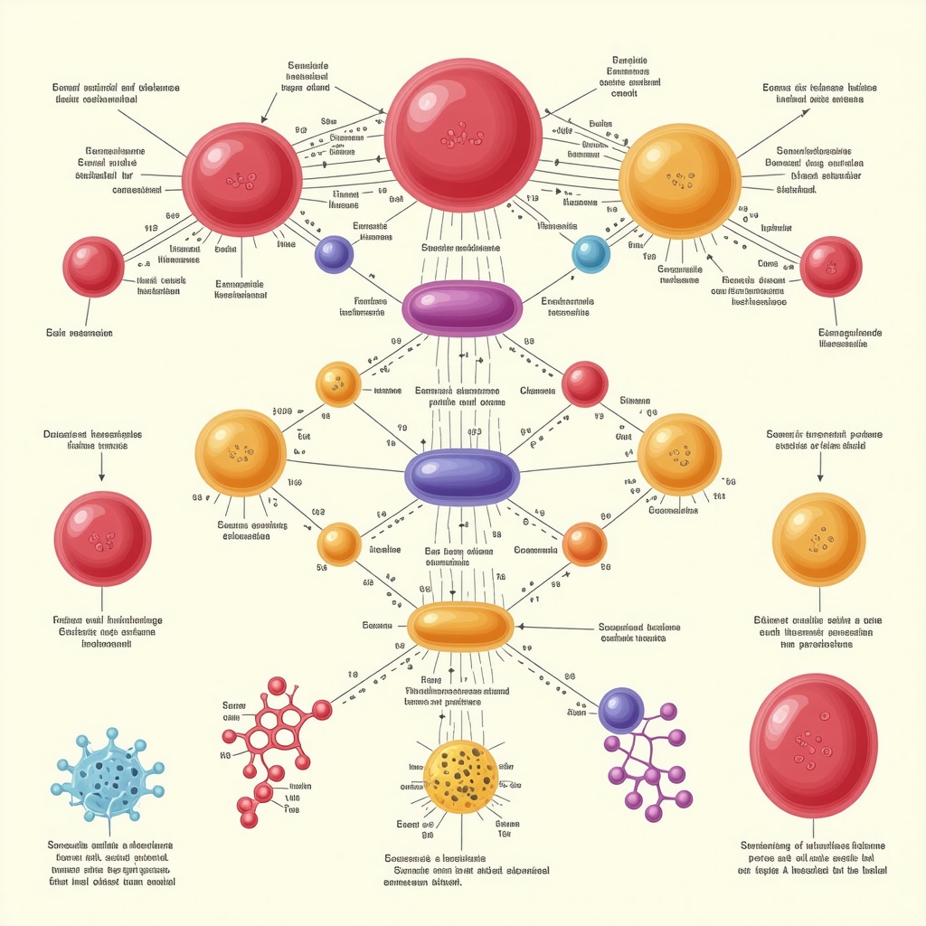 Diagram illustrating hormonal interactions in metabolism during semaglutide treatment and fasting