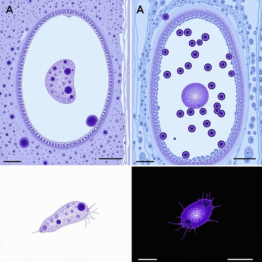 Diagram showing how semaglutide influences mitochondrial function and gene expression in fat cells