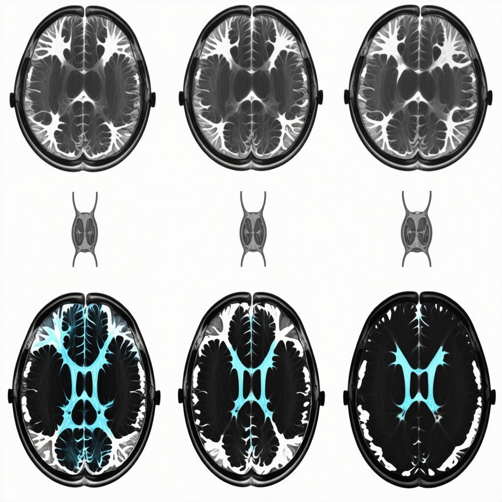 Brain imaging showing neural circuits affected by semaglutide for appetite control