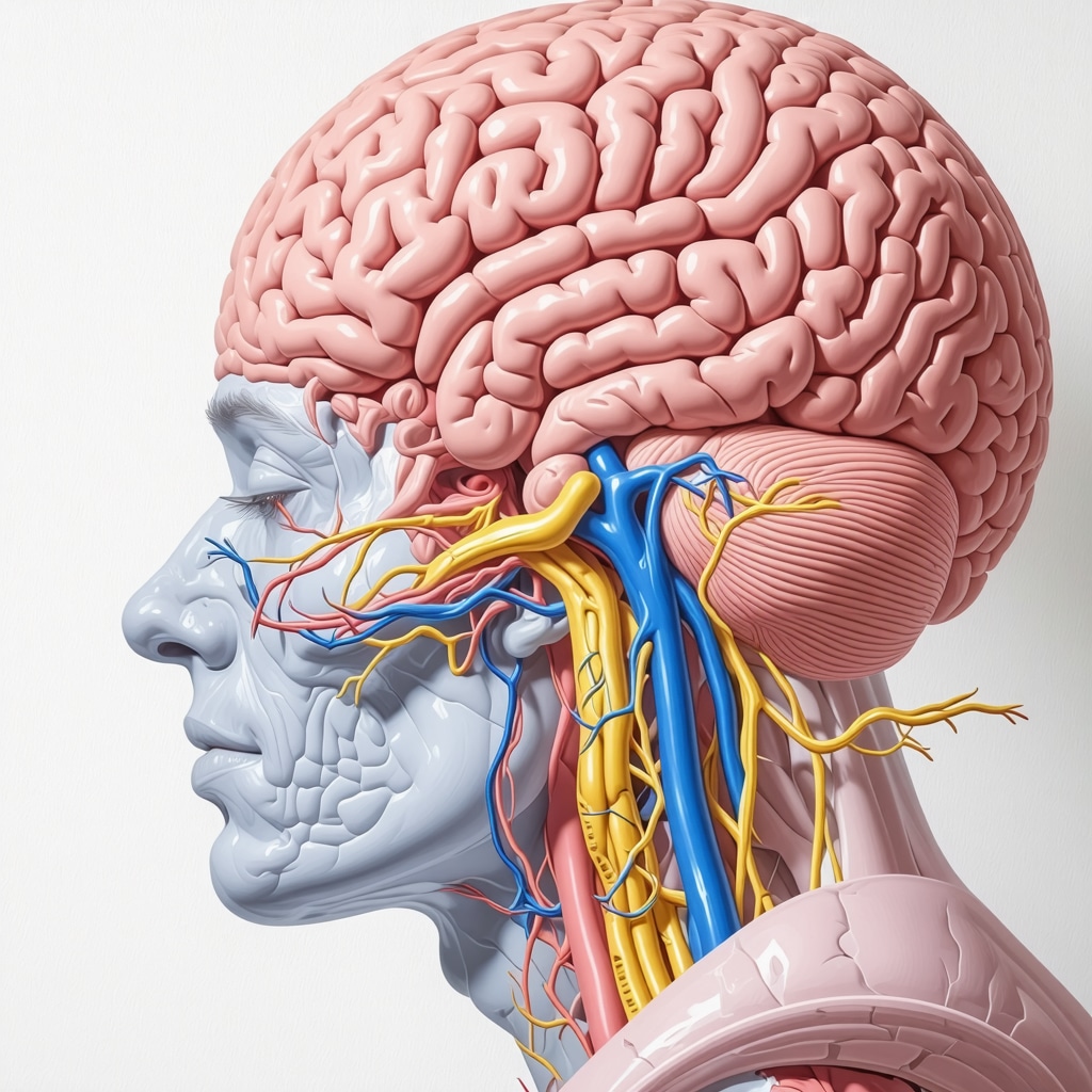 Diagram of neural pathways and hormonal signals between the gut and brain in weight management.