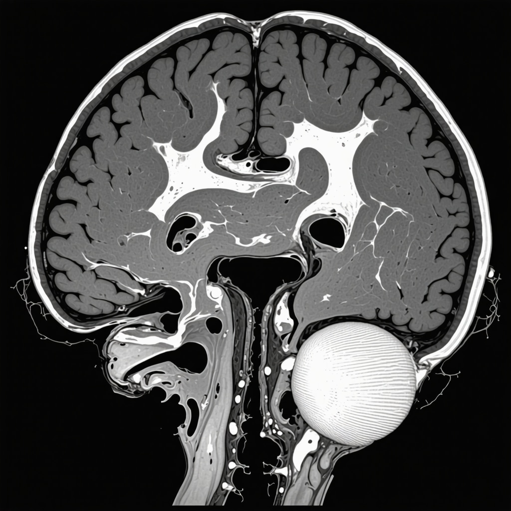 Brain scan highlighting appetite regulation areas in the hypothalamus