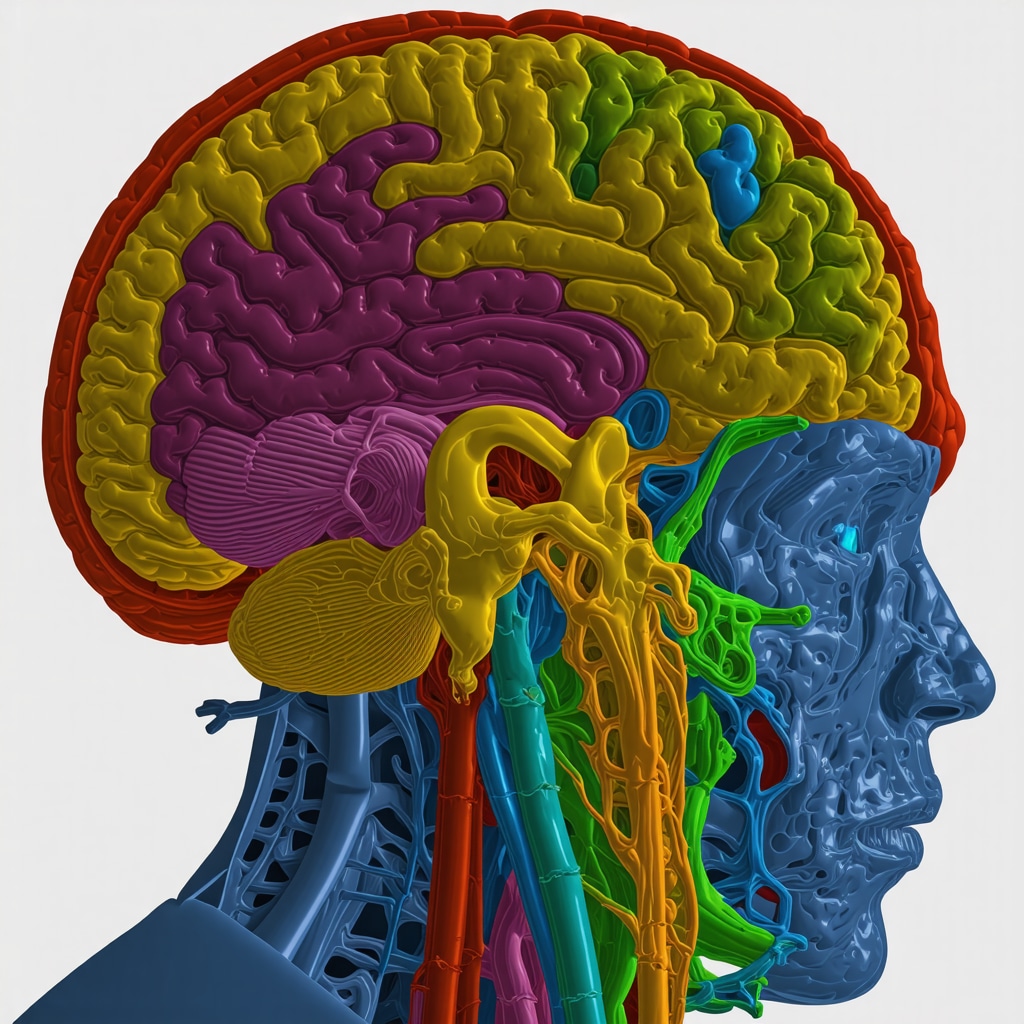 Brain neural pathways modulated by semaglutide, highlighting hunger and reward centers.