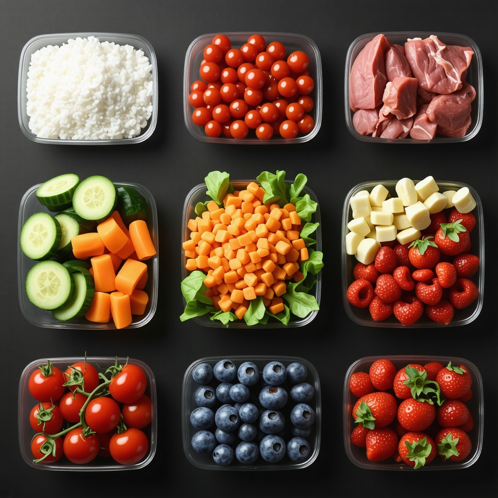 Healthy meal plate with vegetables, chicken, and avocado