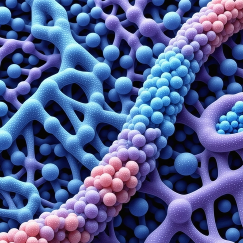 Illustration of genetic and microbiome testing for weight management