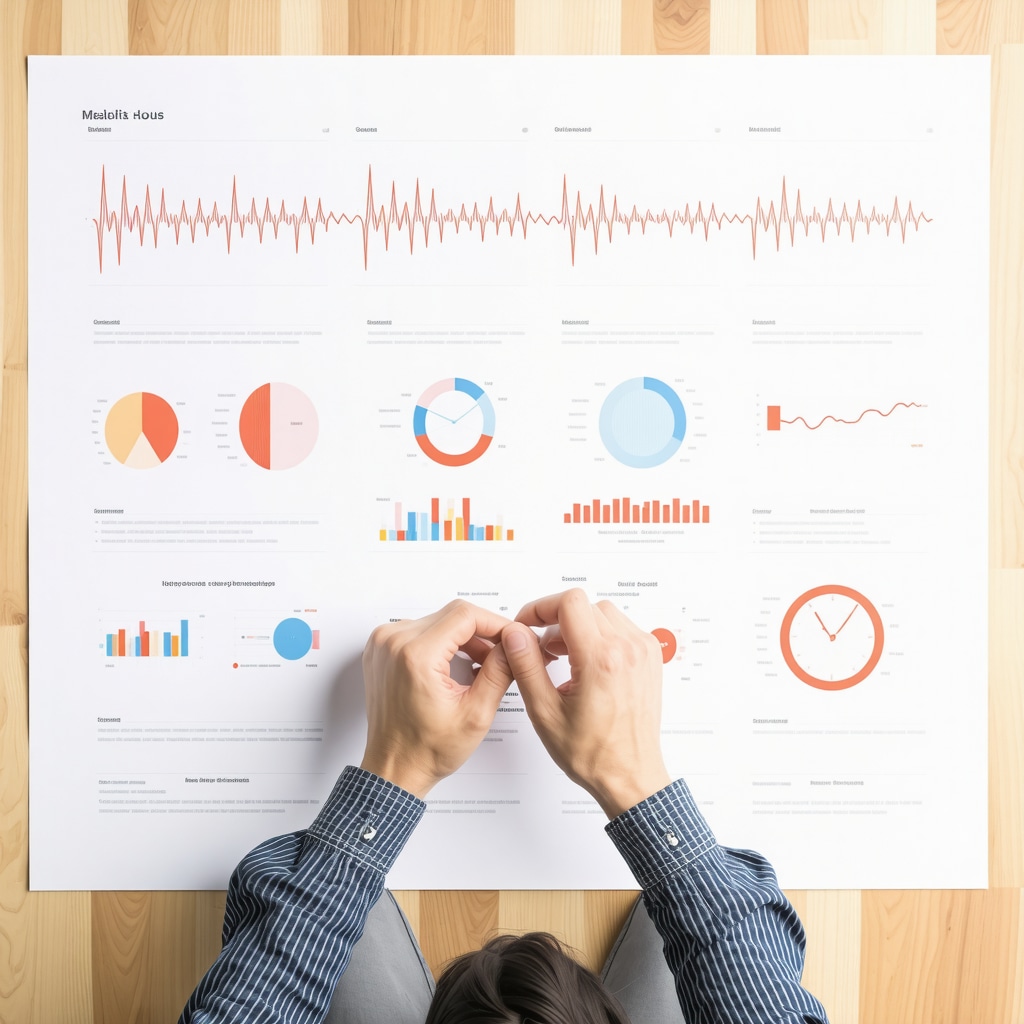 A person reviewing metabolic and genetic data on a tablet for tailored weight management