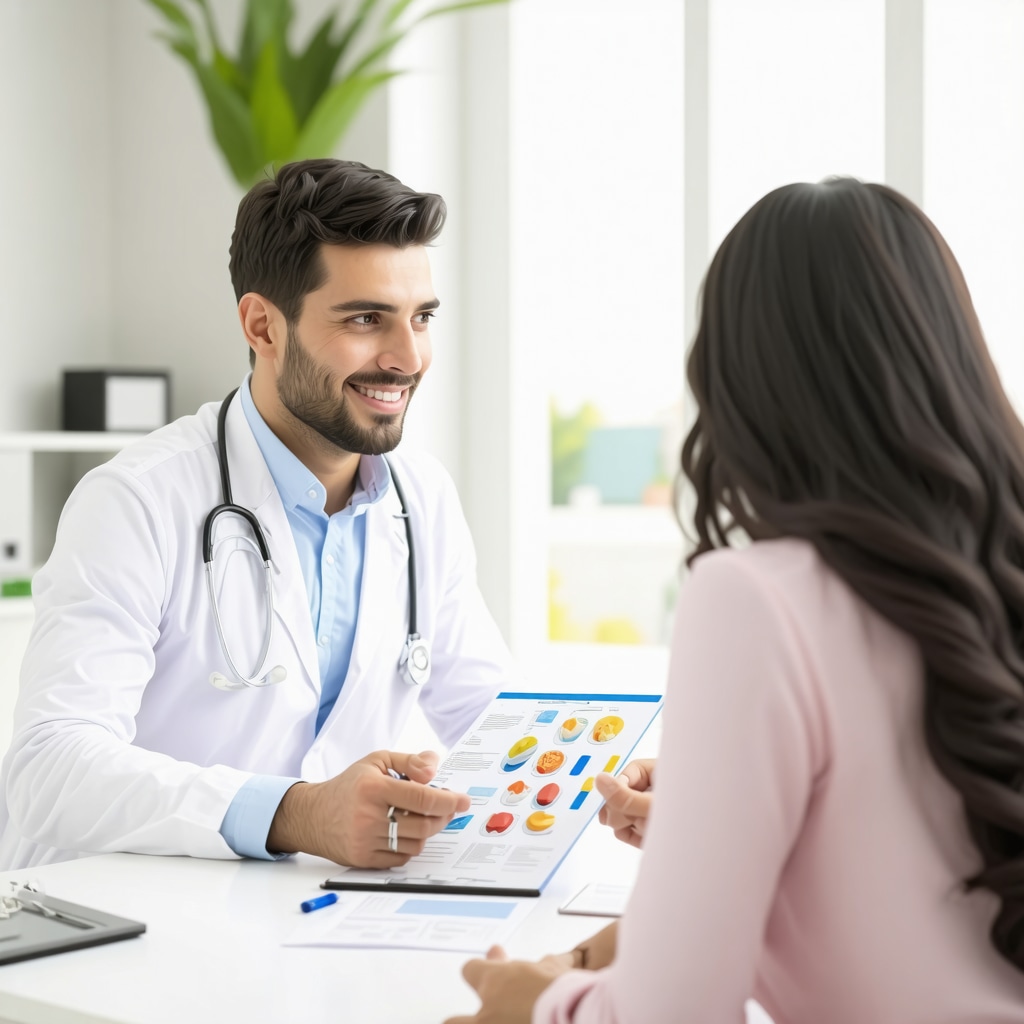 Doctor consulting with patient about Semaglutide diet plans and personalized weight loss strategies in 2025.