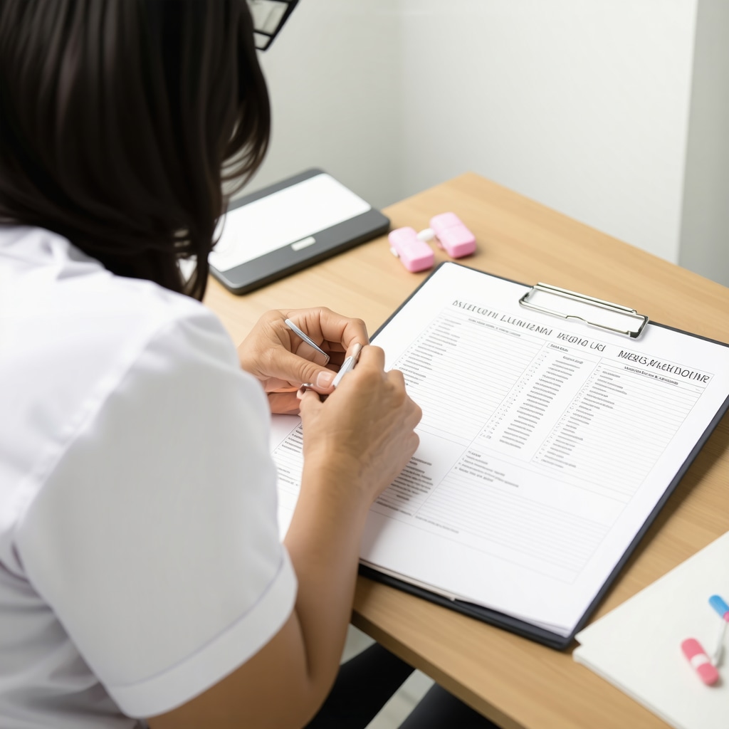 Doctor analyzing a patient's weight loss medication plan for optimal results.