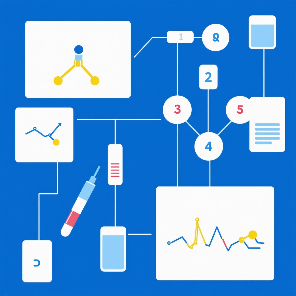 Diagram showing integration of genomics, digital health, and AI in semaglutide dosing for weight loss.
