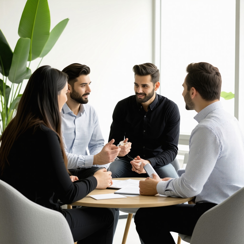 Healthcare professionals discussing treatment plans with a patient