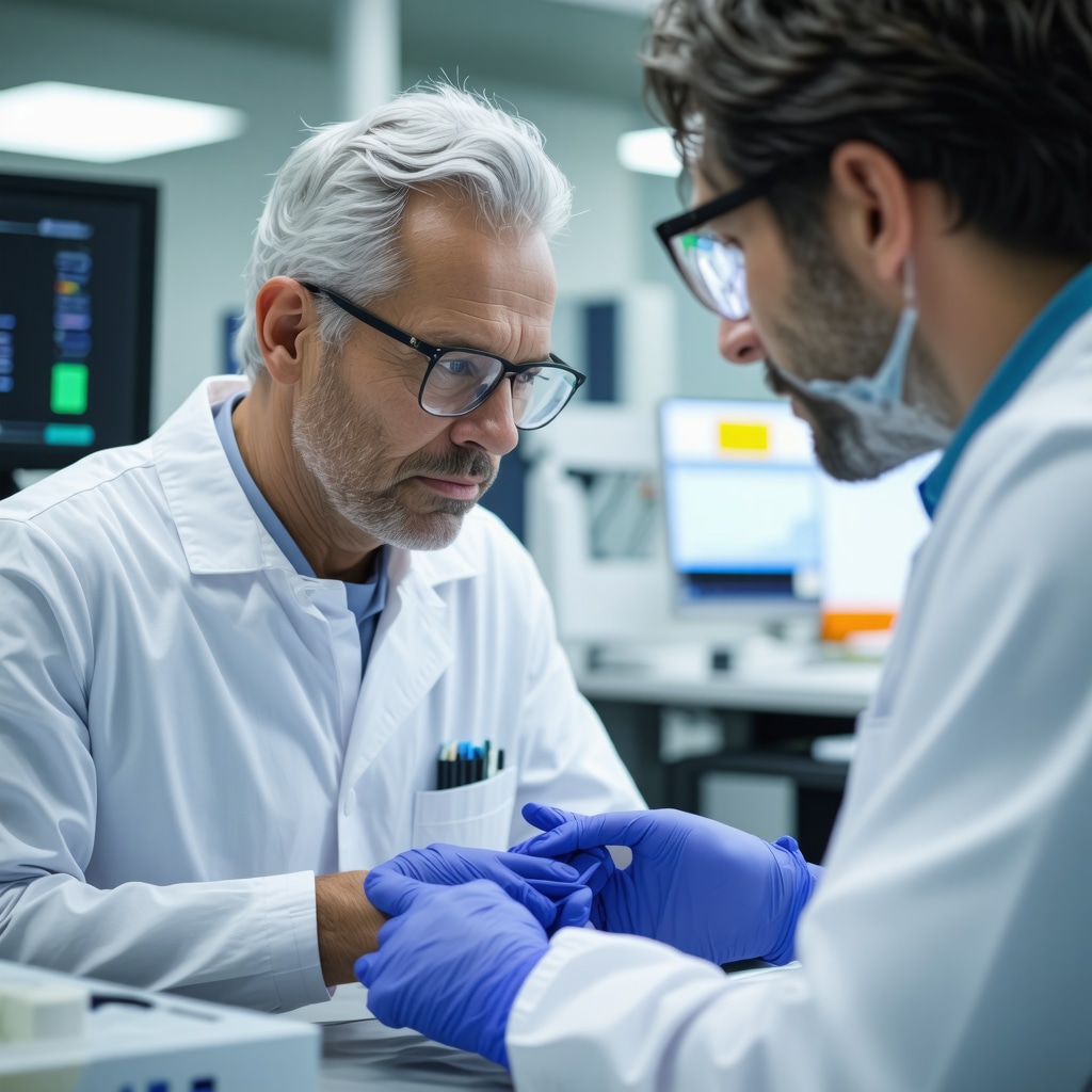 Doctor reviewing genetic test results for tailored semaglutide weight loss therapy