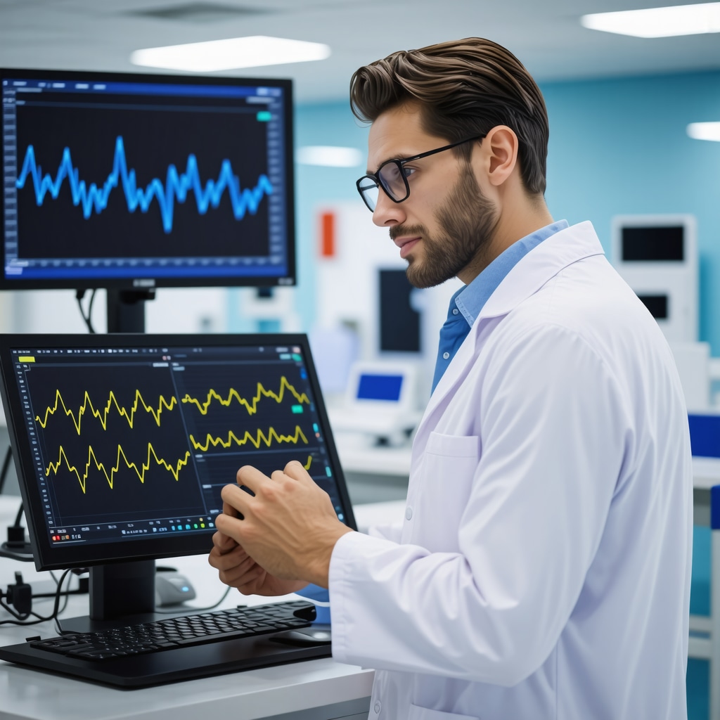 Doctor reviewing digital health data for weight management