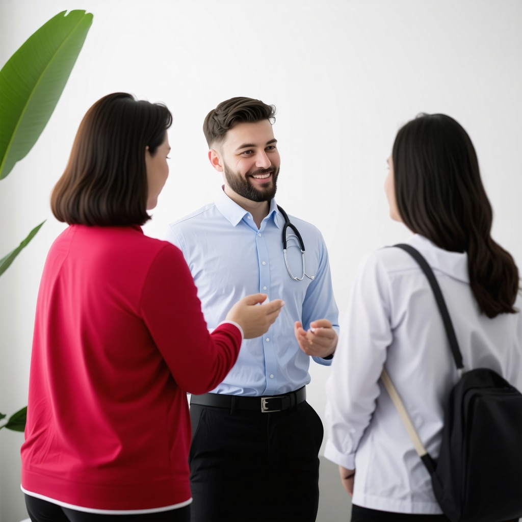 Doctor consulting patient on customized weight loss strategy using semaglutide