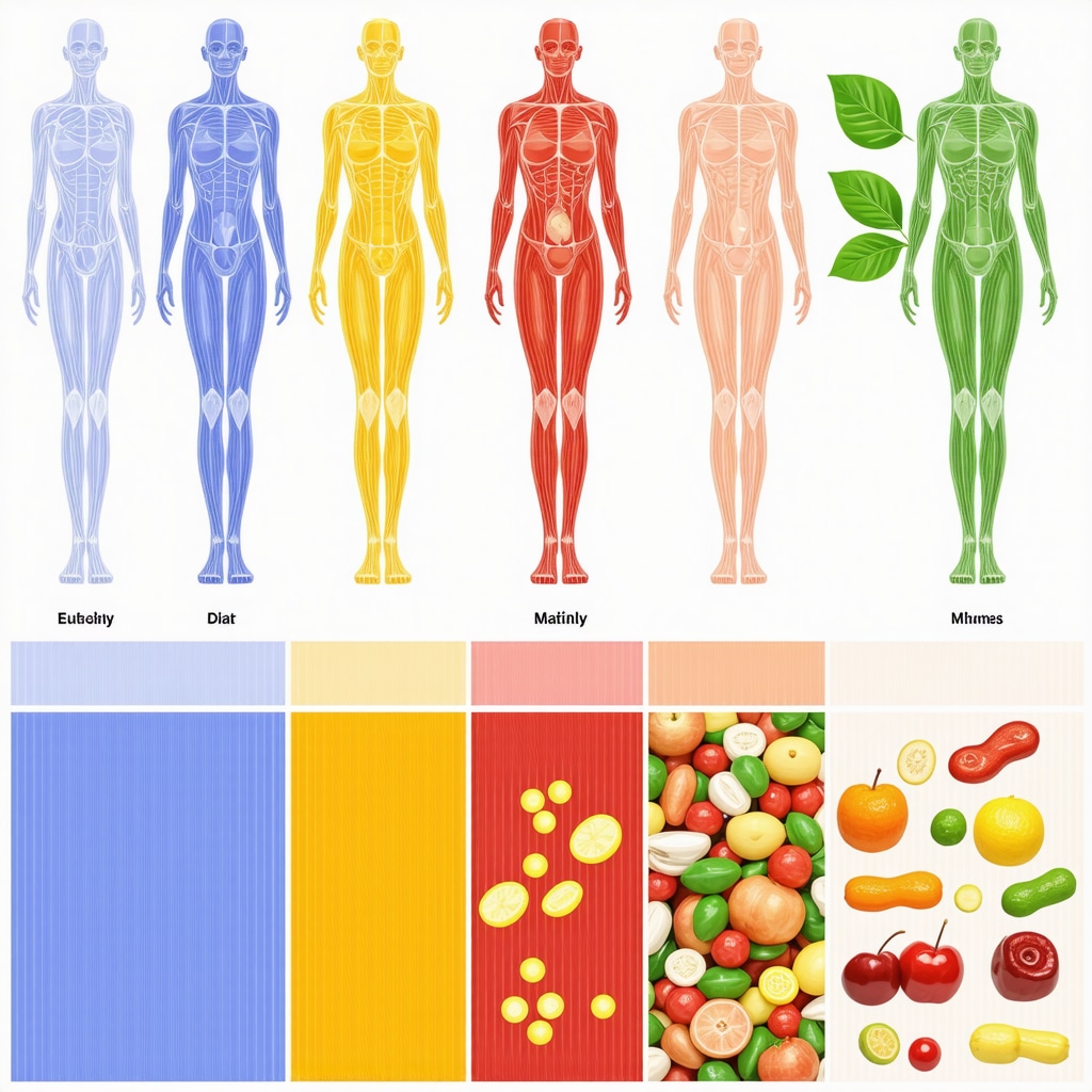 Illustration showing metabolic markers guiding diet customization for semaglutide therapy