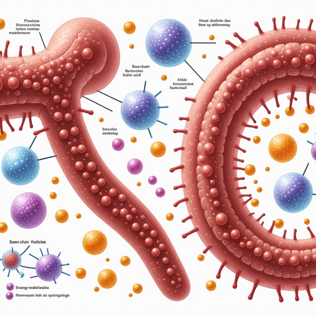 Illustration of semaglutide modulating gut microbiota and metabolic signaling pathways