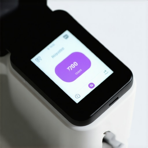 High-tech digital health device displaying patient metabolic data for weight loss management
