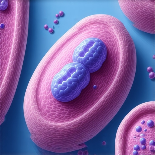 Illustration of cellular processes like autophagy and mitochondrial function during weight loss with semaglutide and fasting.