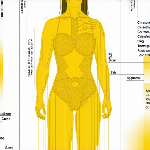 Illustration showing how circadian rhythms, meal timing, and Semaglutide work together for weight loss