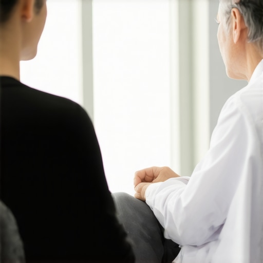 Doctor discussing Semaglutide treatment plan with patient in clinical setting
