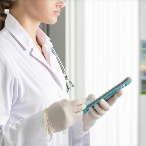 Healthcare professional analyzing health metrics for personalized Semaglutide therapy.