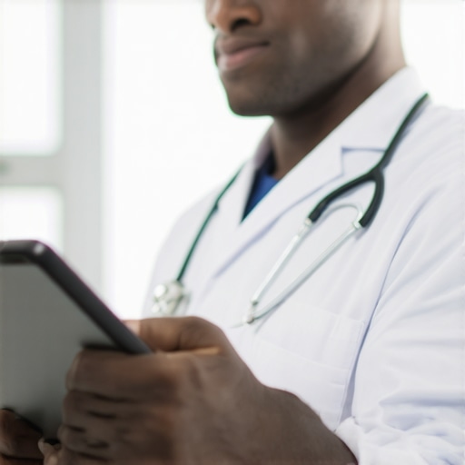 Medical professional reviewing digital health data for optimized semaglutide therapy