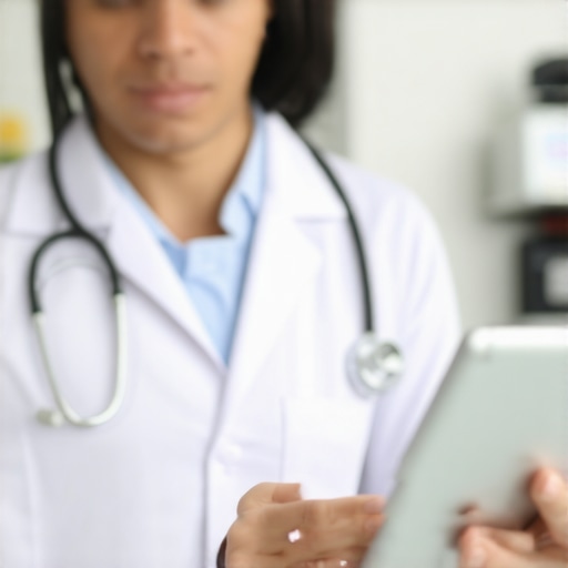 Doctor reviewing personalized weight loss strategies involving semaglutide and intermittent fasting in a modern clinic