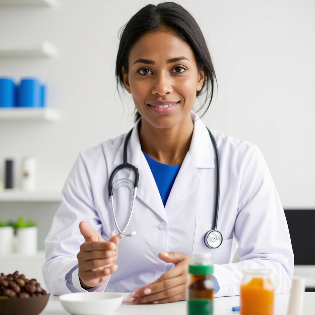 Doctor discussing Semaglutide and fasting effects on weight loss