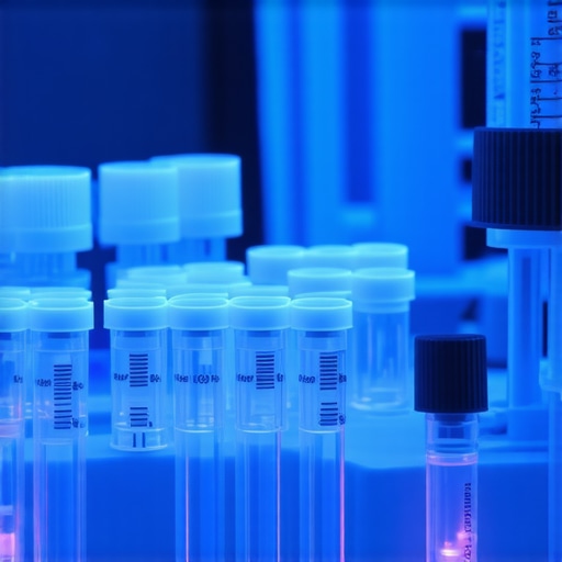 High-tech lab analyzing genetic and biomarker data for weight loss