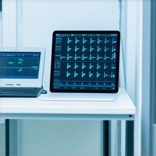 Advanced medical setup with digital and genetic testing tools for personalized weight loss treatment