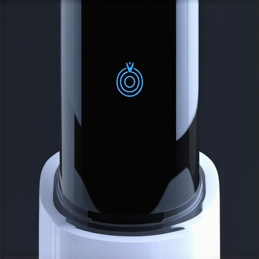 High-tech biometric health device analyzing data in real time
