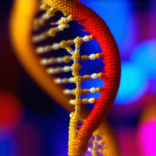 Illustration of DNA strands representing genetic variability in drug response