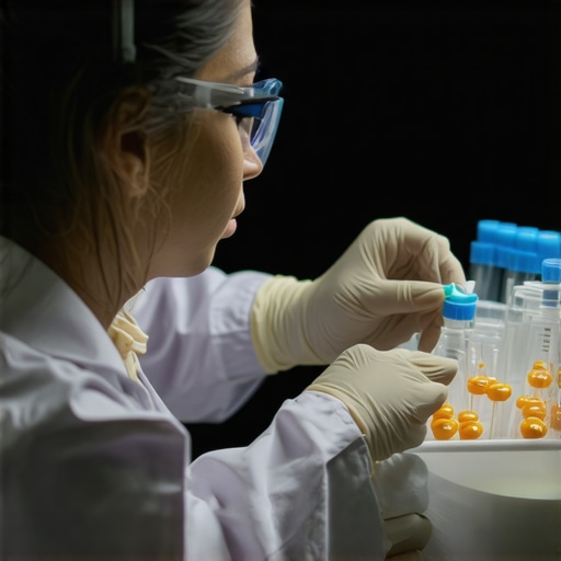 Doctor reviewing genetic and microbiome test results to personalize semaglutide therapy